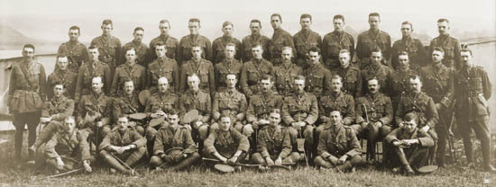 The Group Photograph - Officers of the 8th Royal Berkshires