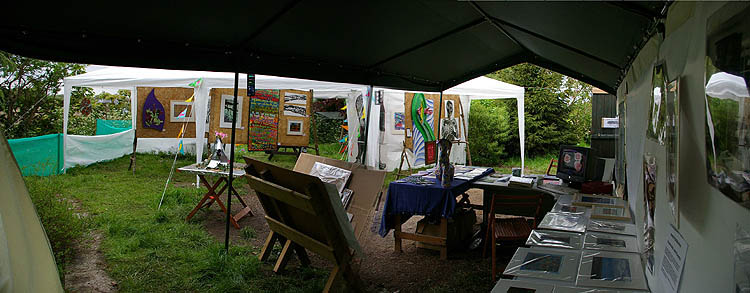 View from the second marquee